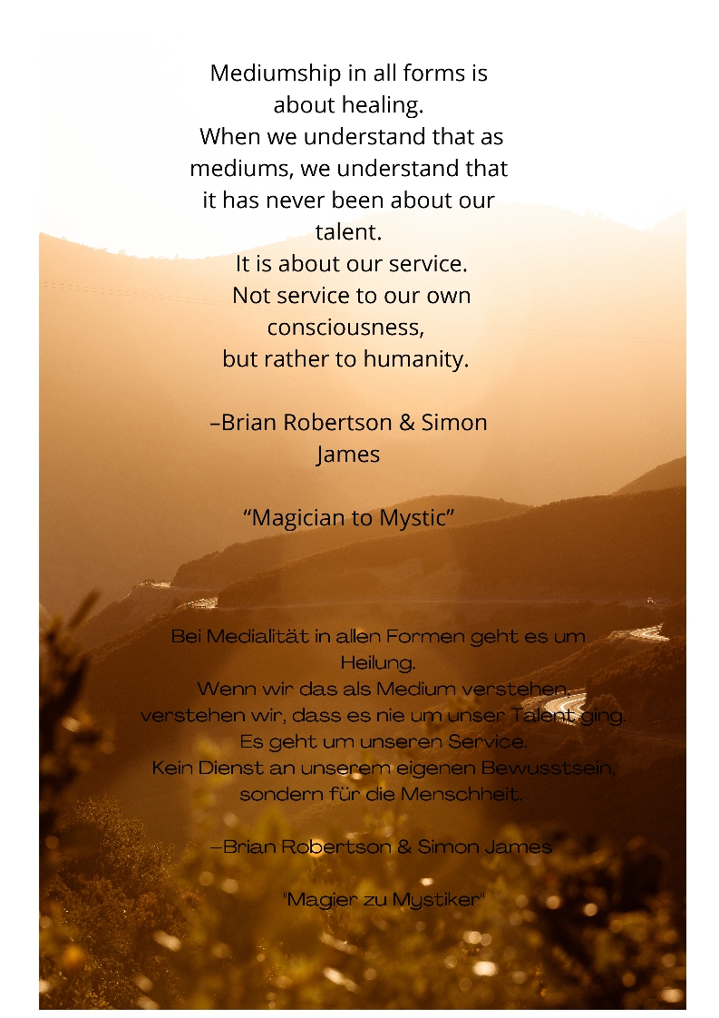 Mediumship  - Medialität