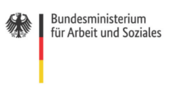 Das Bild zeigt das Logo des Bundesministerium für Arbeit und Soziales