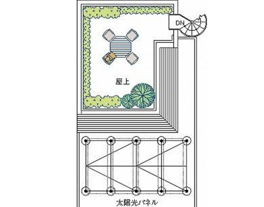 屋上間取り図