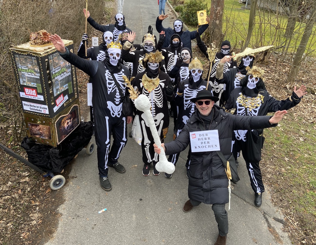 Heilige Leiber im Faschingszug