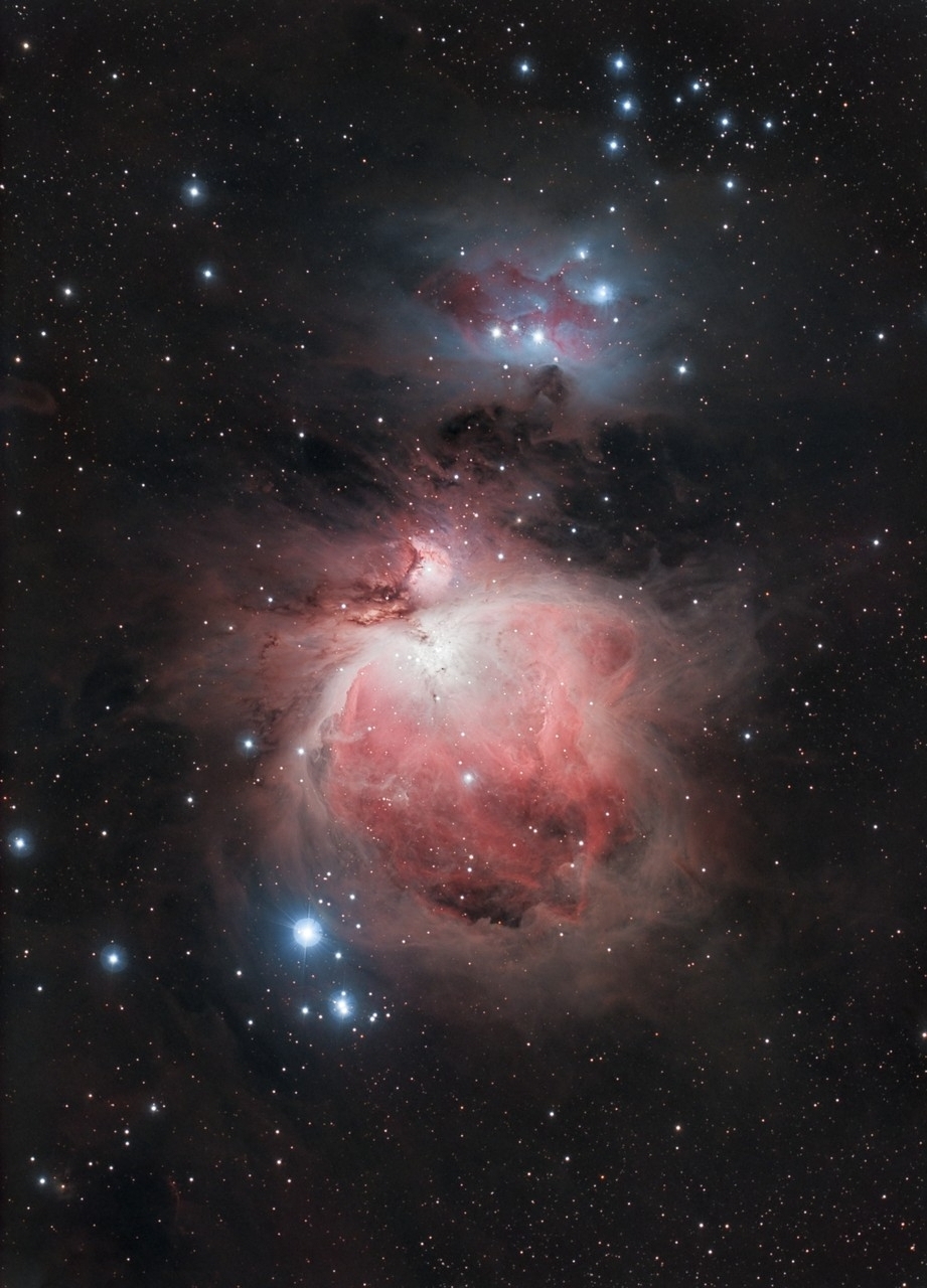 M42, EdgeHD11" mit Hyperstar, Alccd10, Kombination von Aufnahmen mit CLS-CCD Filter, Baader Neodymiumfilter