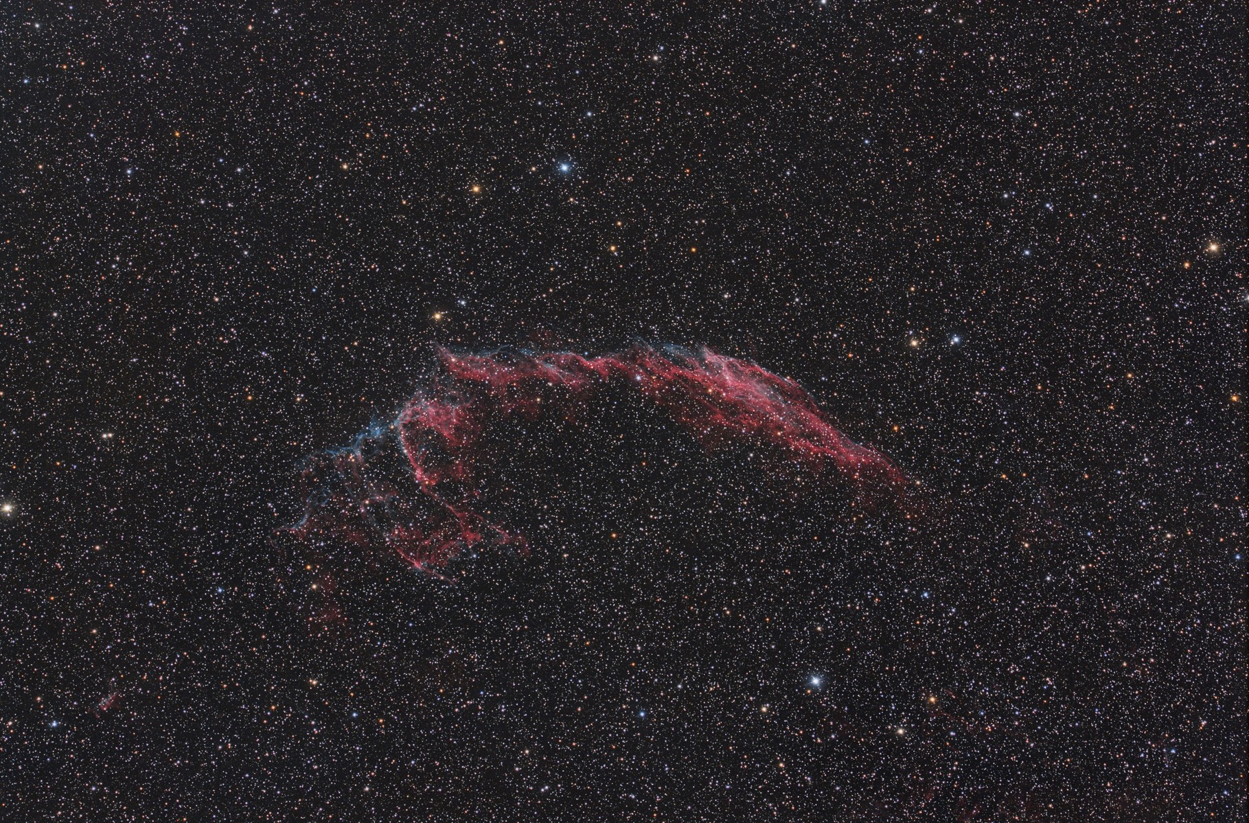 NGC 6992, EdgeHD11" mit Hyperstar, Alccd10, Baader Neodymiumfilter, 35x300s