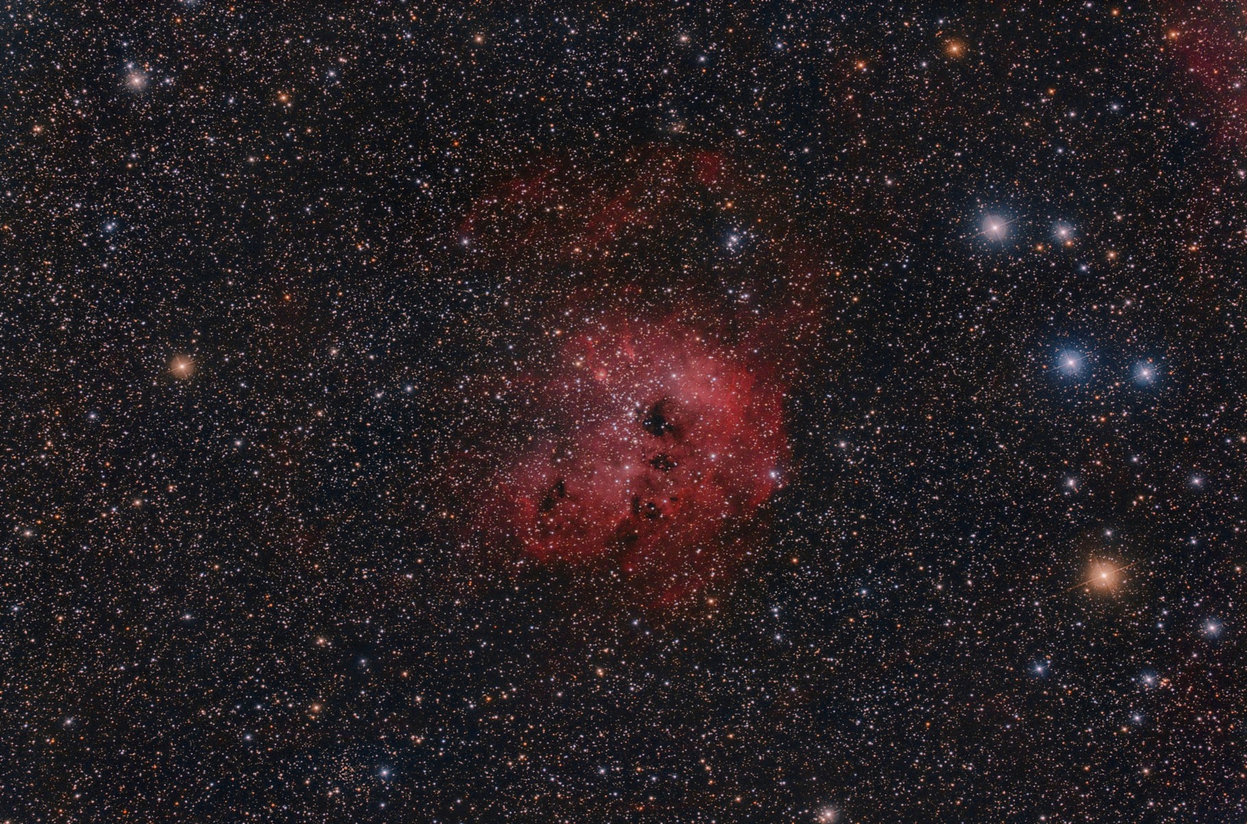 IC 410, EdgeHD11" mit Hyperstar, Alccd10, Baader Neodymiumfilter, 30x300s