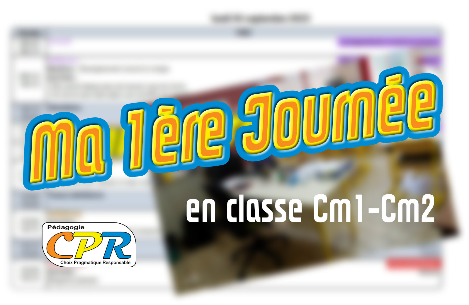 Ma première journée...