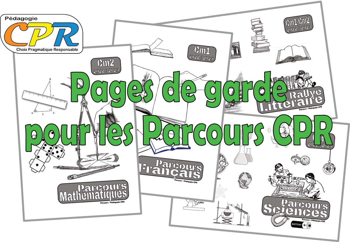 Des pages de garde pour les parcours CPR