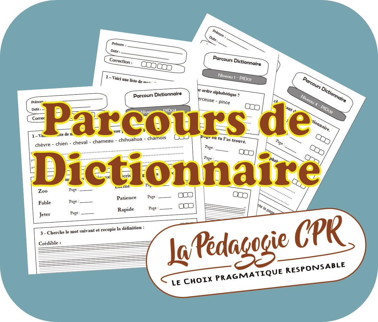 Le parcours de Dictionnaire CM1 ou CM2