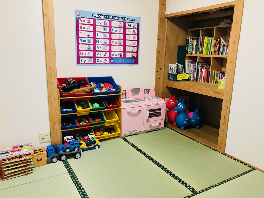 子供たちに大人気の待合室