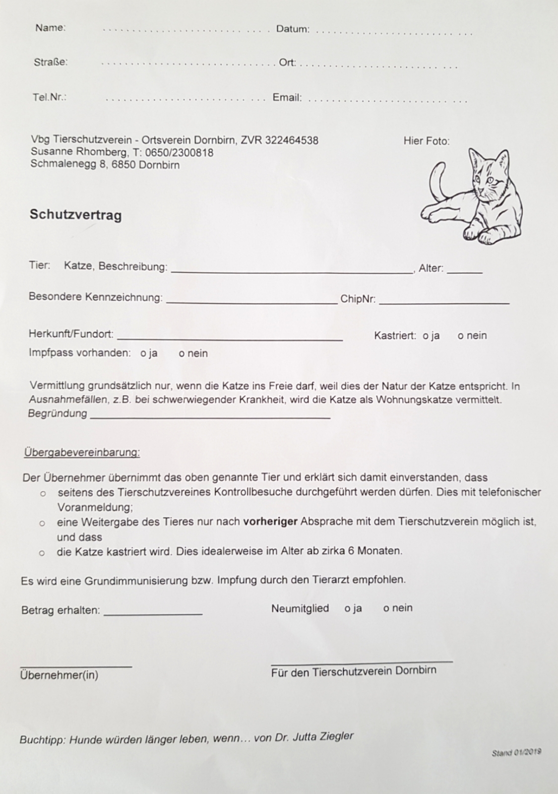 Vermittlungsablauf - Tierschutzverein Dornbirn