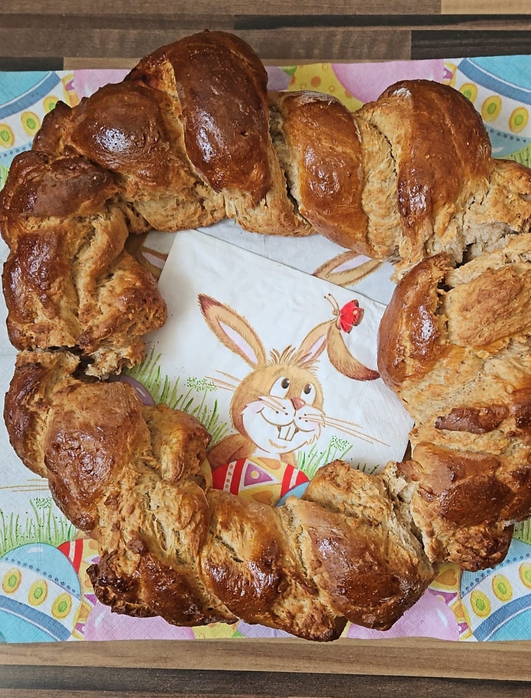 Dinkelvollkorn Over-Night-Osterkranz