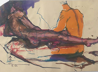 "The Talk"  60x40cm   1,400.00€