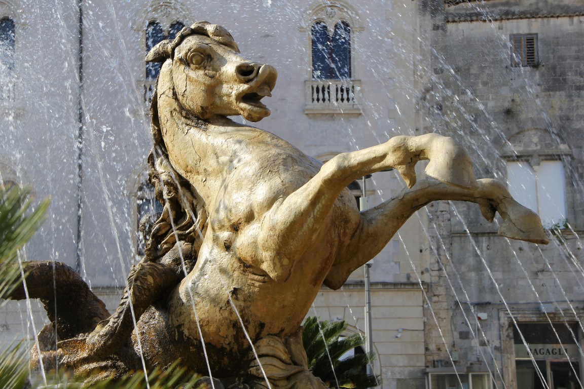 Fontana di Diana | Dettaglio Cavallo | Siracusa