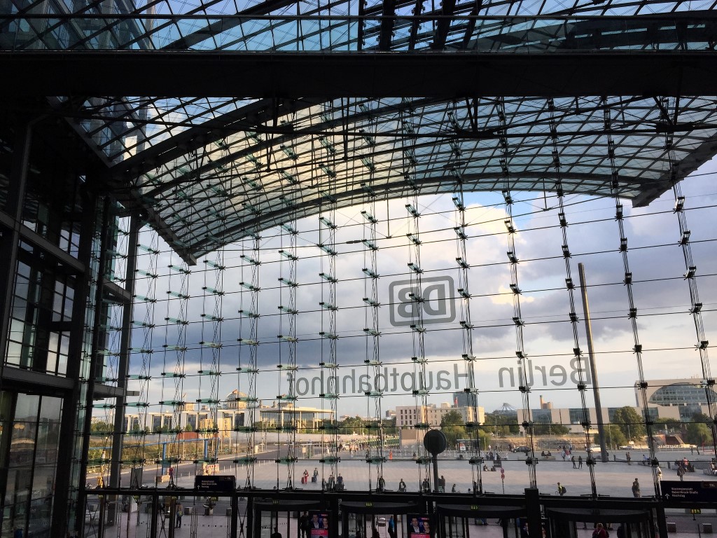 Central Train Station  .  Berlin Germany 2015