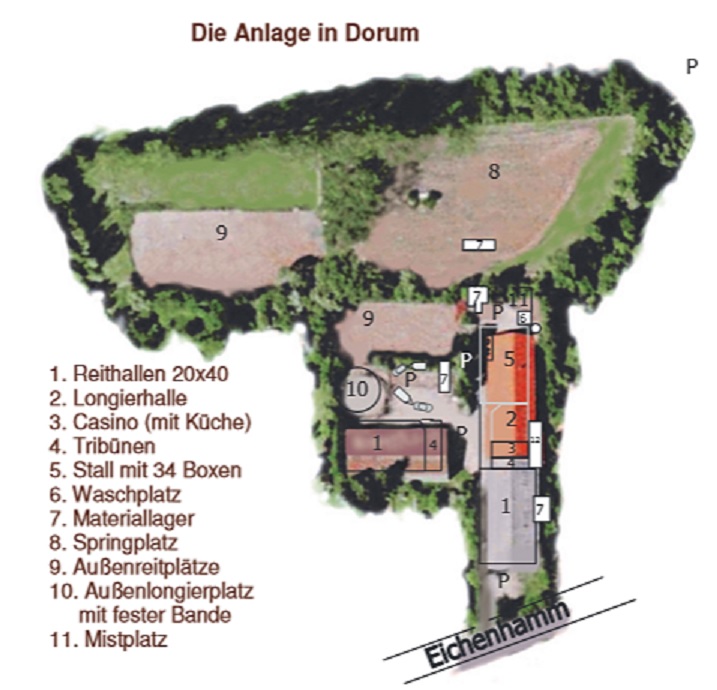 Bordplan Deutscher Voltigierpokal