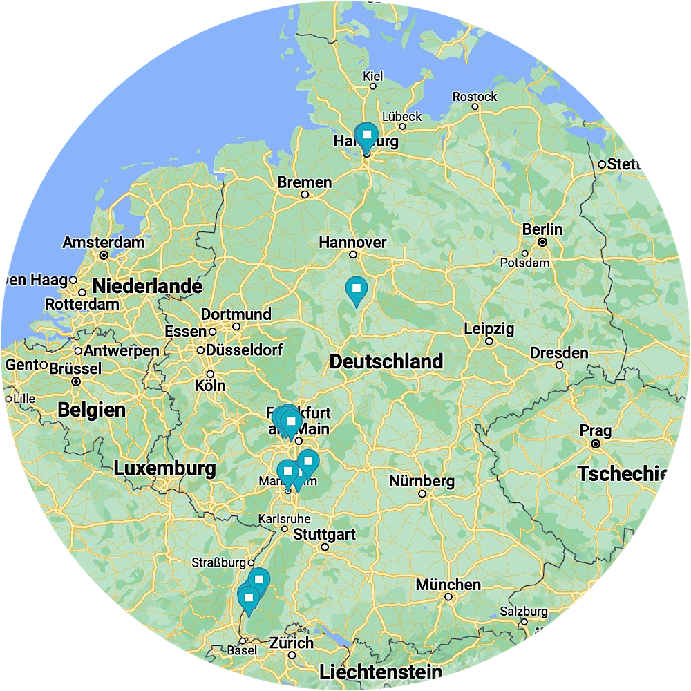 Route durch Deutschland