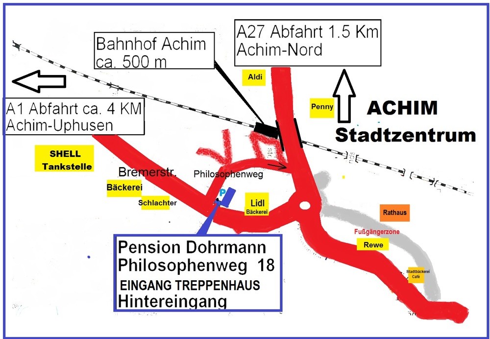 Stadtplan Achim