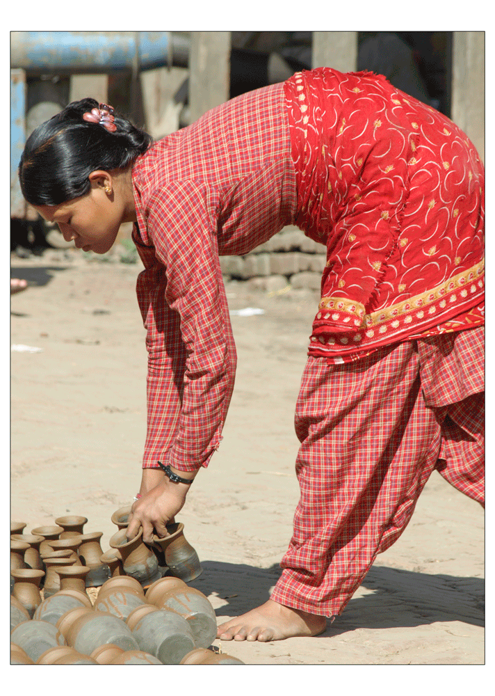Street pottery - NEPAL 2009 - Bhaktapur