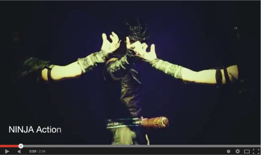 Ninja  projection mapping