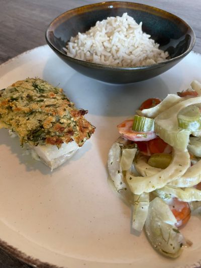 Schlemmerfilet mit feinem Fenchelgemüse