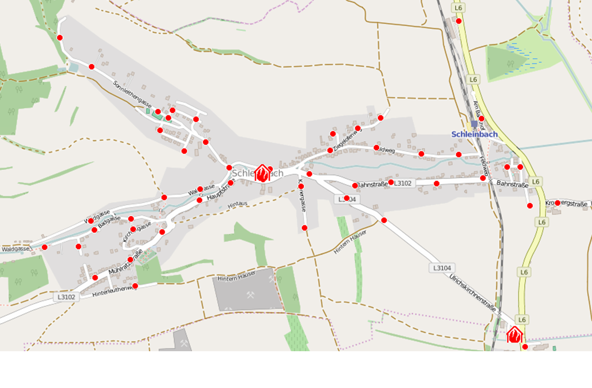 Hydranten - FF Schleinbach