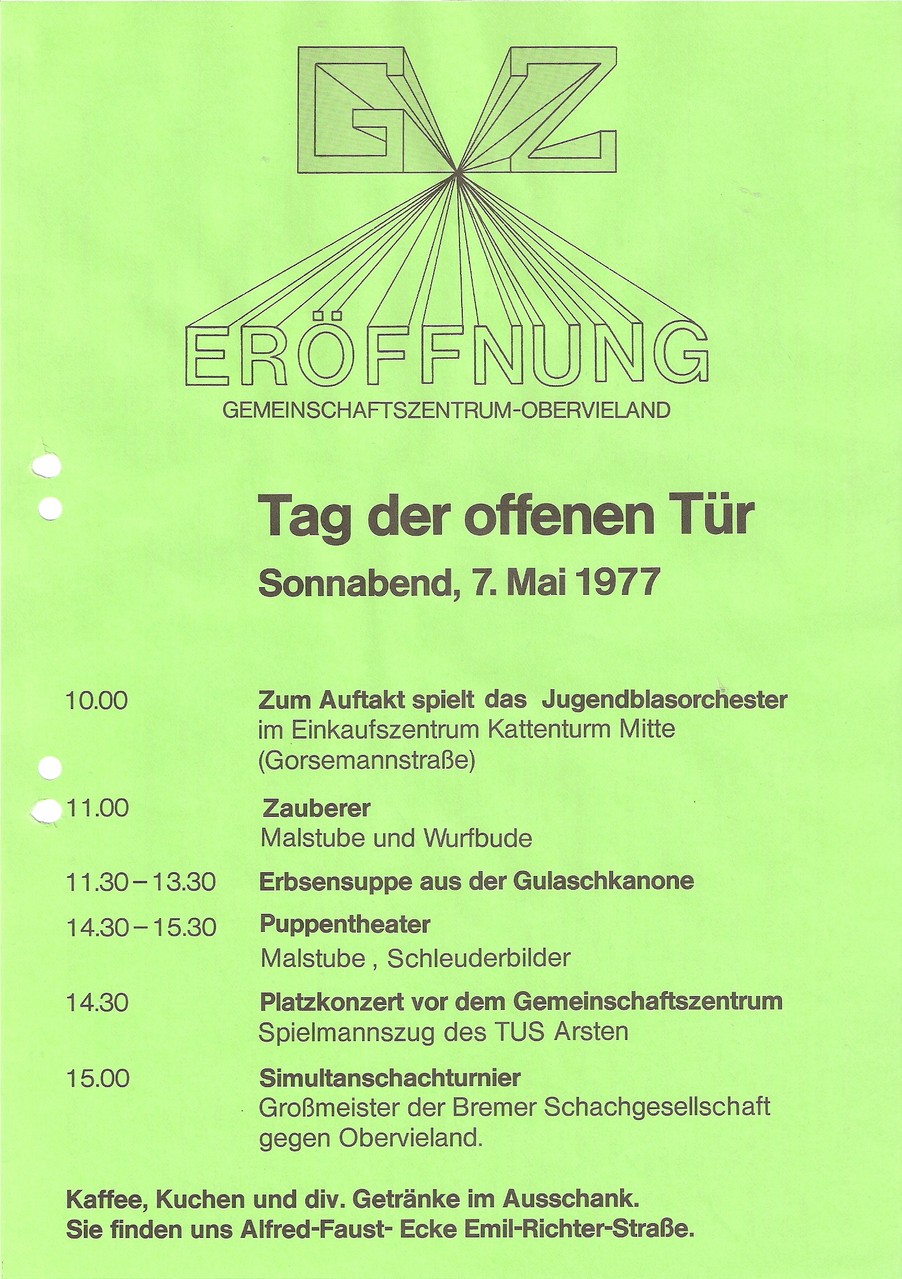 Eröffnungsprogramm 1977