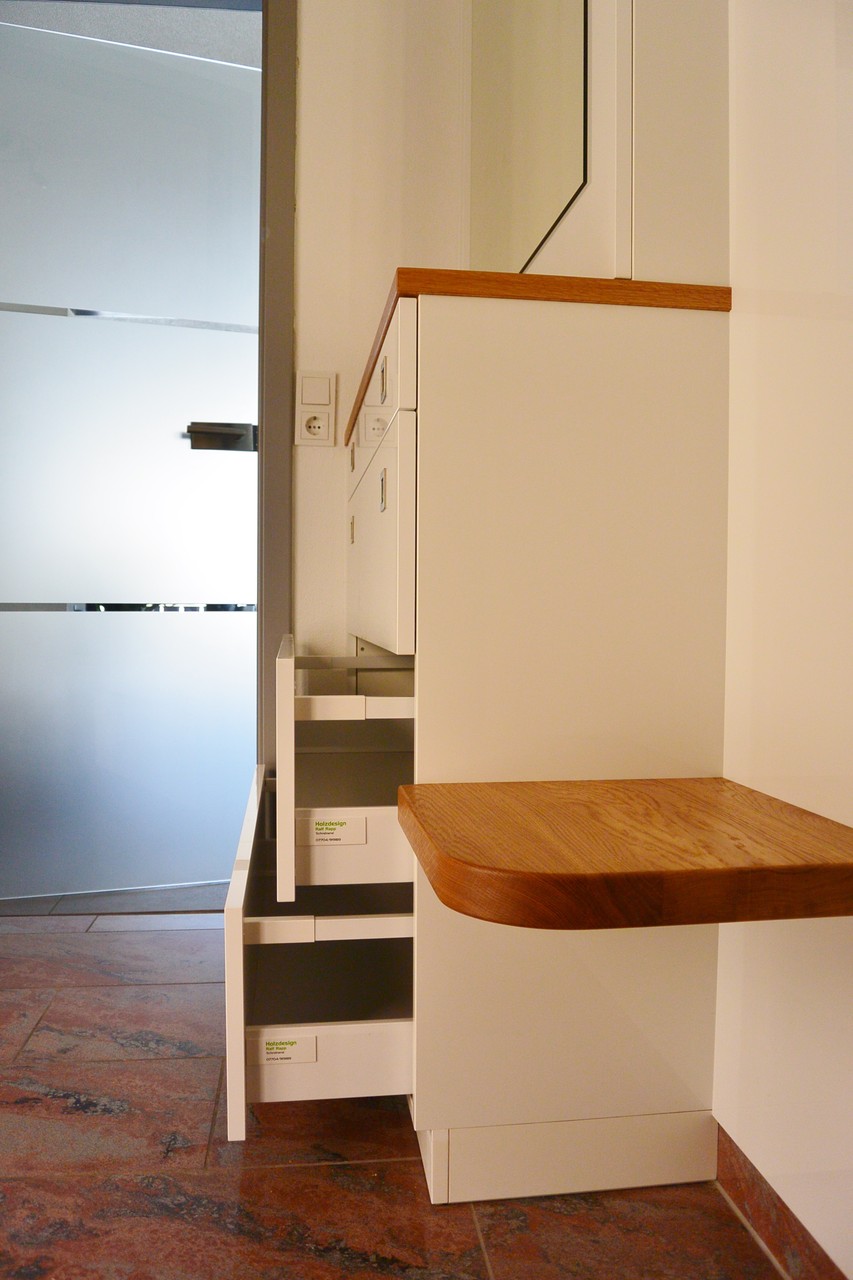 Garderobe mit schuhschrank schreinerei holzdesign rapp geisingen