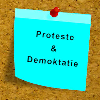 Proteste und Demoktatie