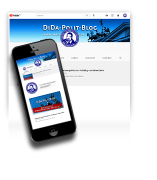 Besuchen Sie mich auf YouTube: Dieter Dahm | DiDa Polit-Blog - parteilos und unabhängig