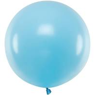 GLOBO LATEX 90 CM AZUL PASTEL 10,50€ CON HELIO