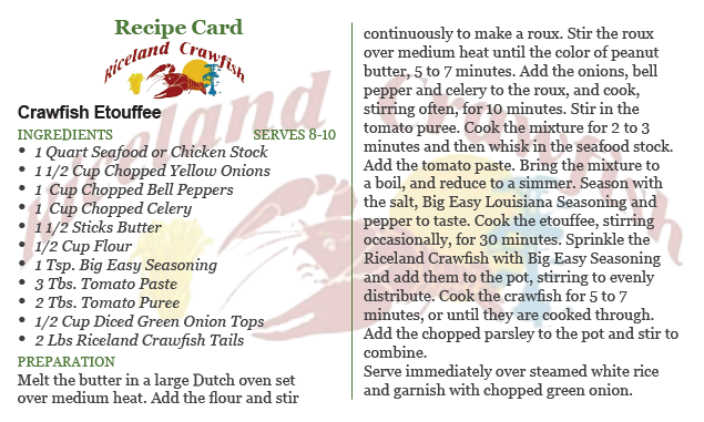 crawfish ettouffee recipe