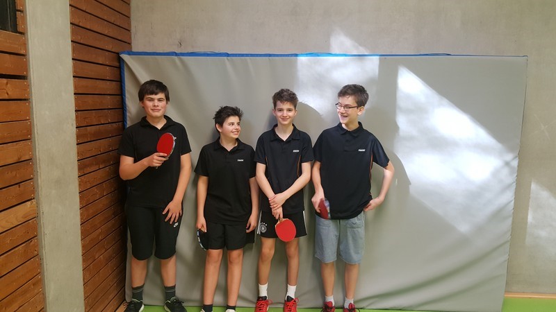 U15 I: v.l.n.r. Eric Willers, Finn Abt, Luis Brozio, Leon Matheis