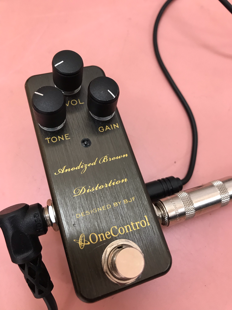 ONE CONTROL Anodized Brown Distotion ペダル OneControl Analized