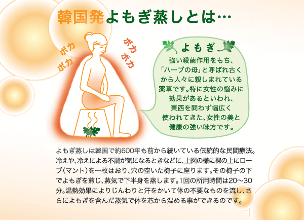 よもぎ蒸し フェイシャル80分6 000円リーズナブルなエステ デトックス温熱療法 びわの葉療法 マリーゴールド 京都向日市 西向日 エステ アロマ ラジオ波痩身 フェースビューティー生コラーゲン