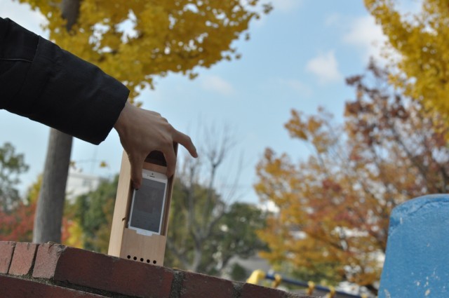iPhone用木製スピーカー tanagokoro（たなごころ）