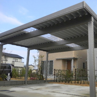 積雪地域に対応したエクステリア商品