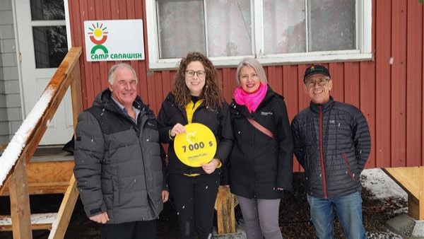 Généreuse contribution de Promutuel Assurance Lac au Fleuve