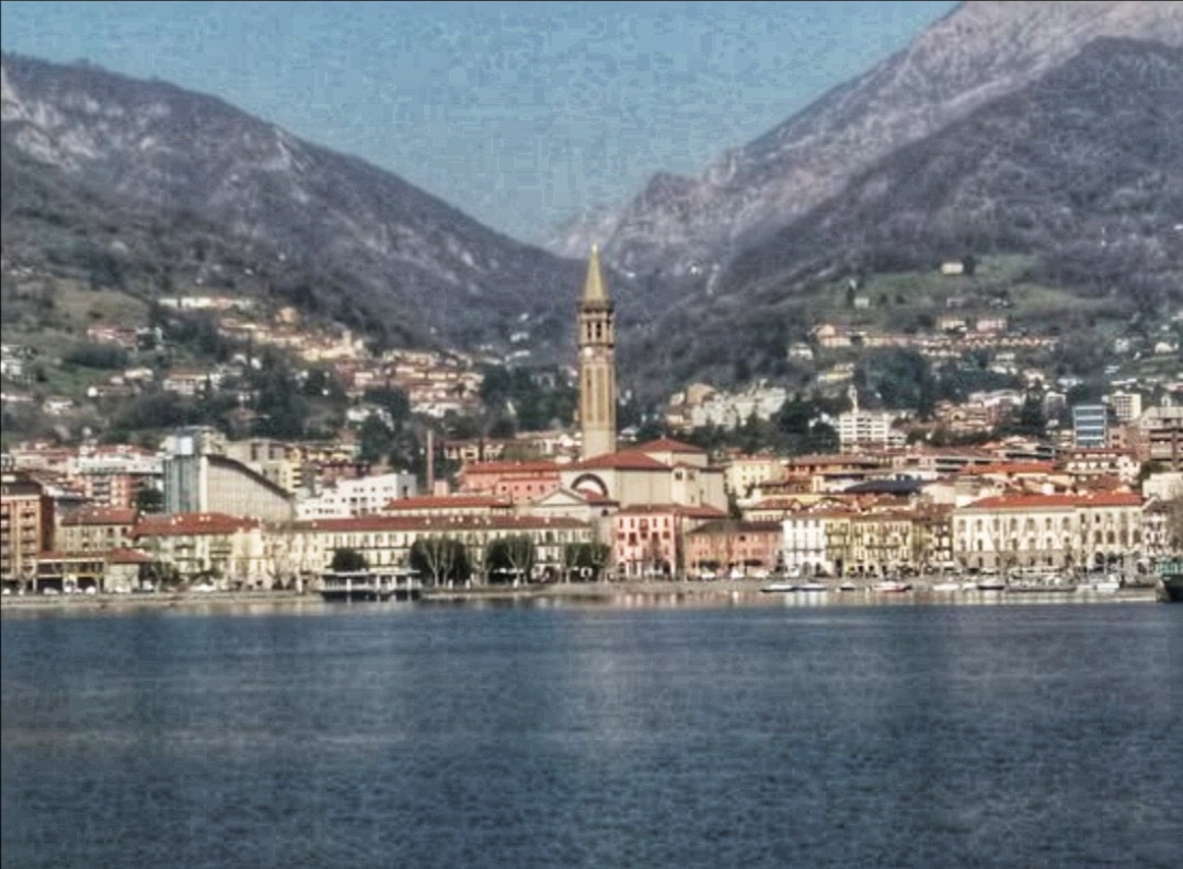 Lecco, at the SE end of the Lake