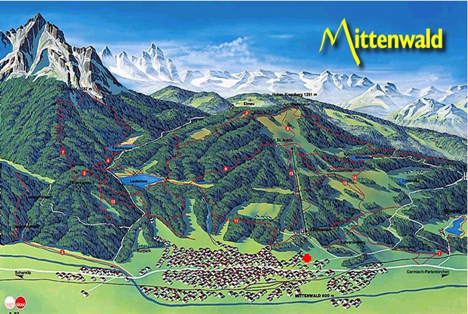 Kranzberg Wander- + Ski-Gebiet gleich hinterm Haus