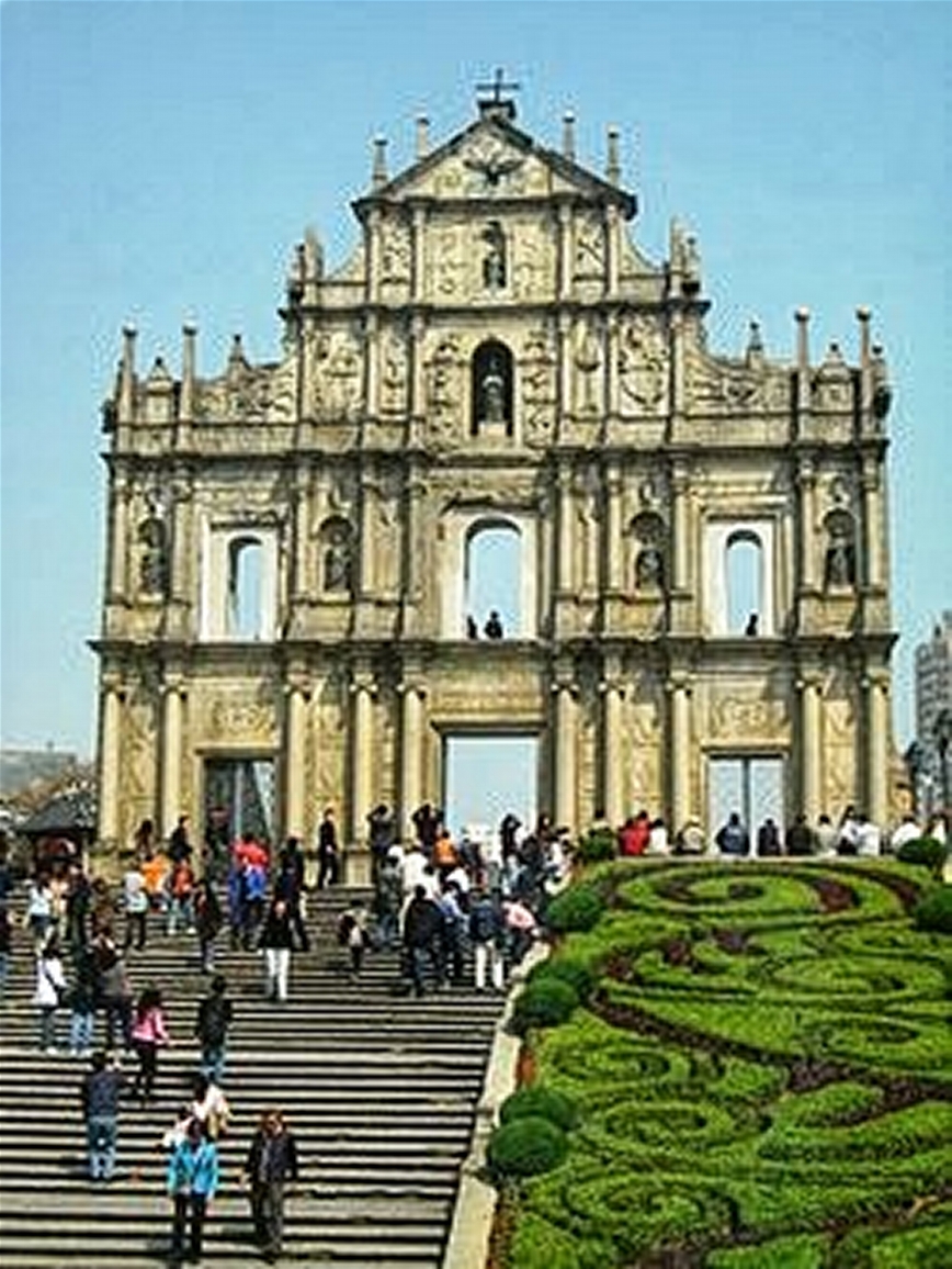 1 of several places to go: St Paul's at Macau