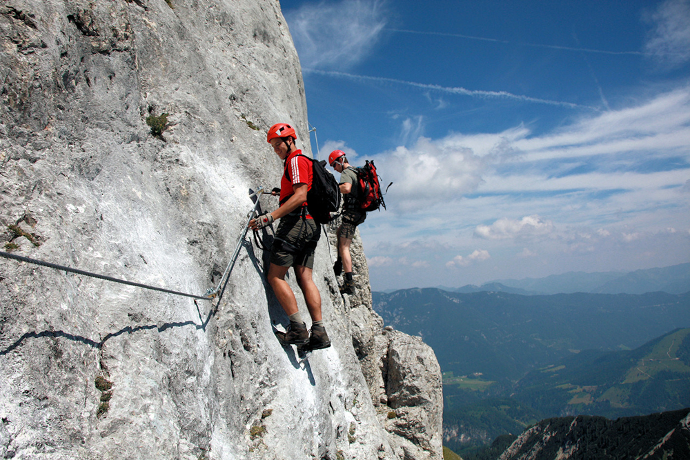 Karwendel-Klettersteig: NUR für GEÜBTE!