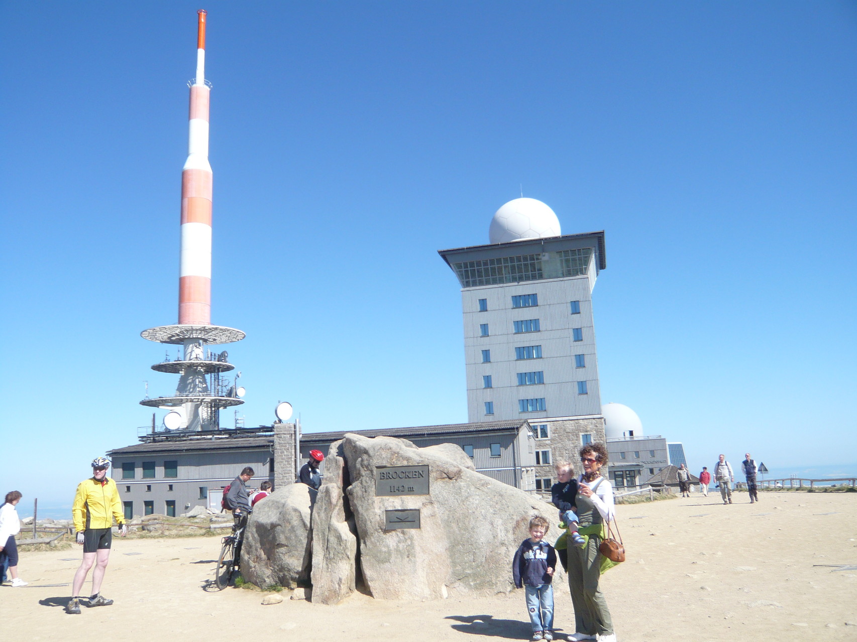 Brocken mit  Fernsehturm