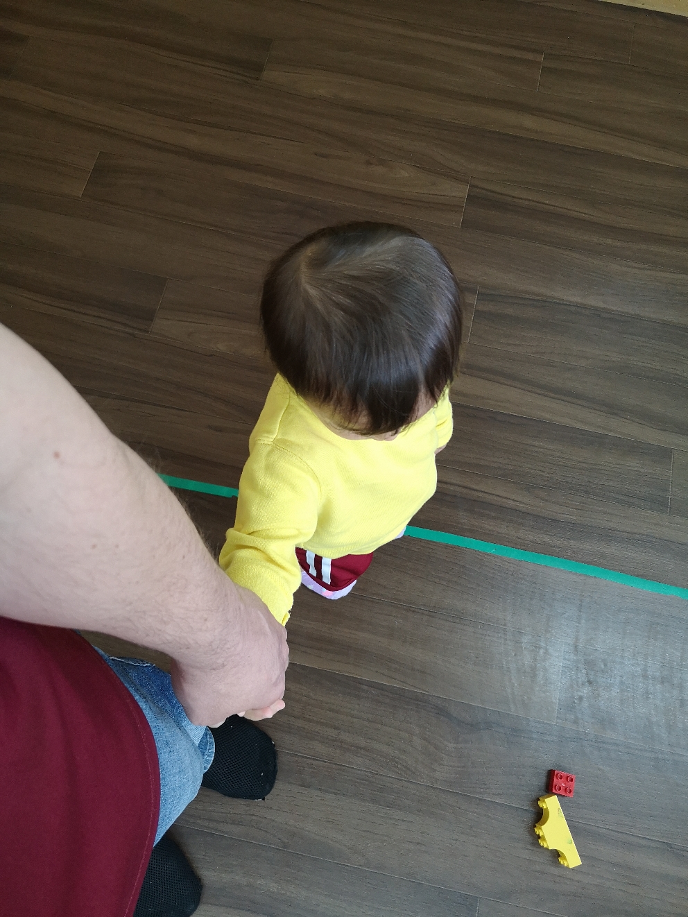 Walking around holding hands without crying 😂