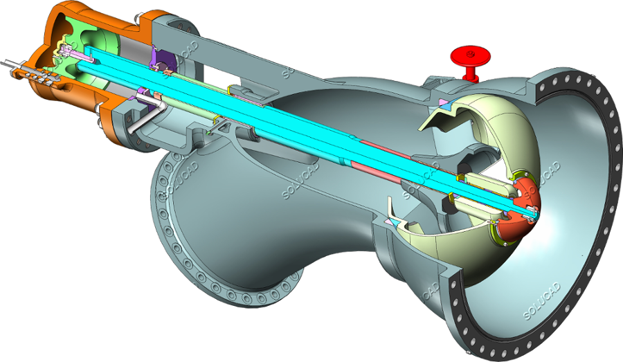 Dossier de plans de fabrication 2D Vanne coude autoclave
