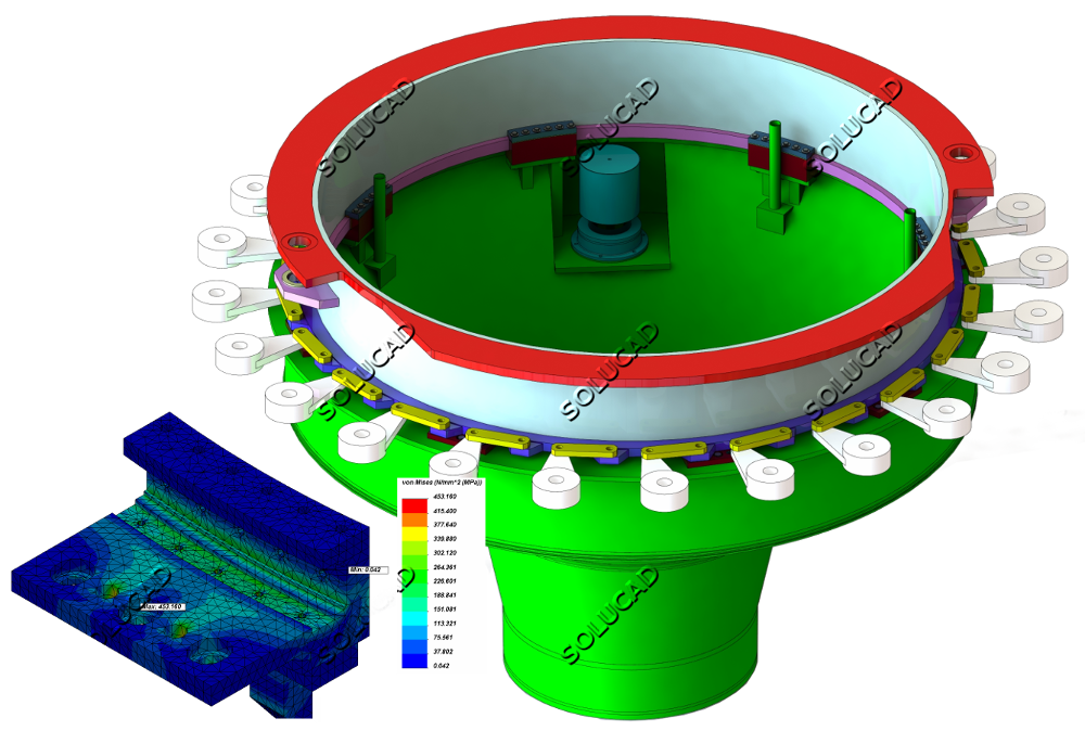 Cercle de vannage - Optimisation guidage 