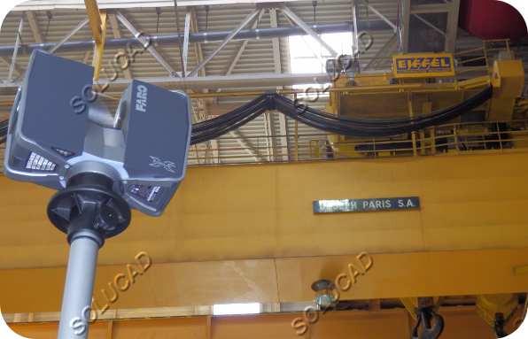 Relevés laser 3D Usine