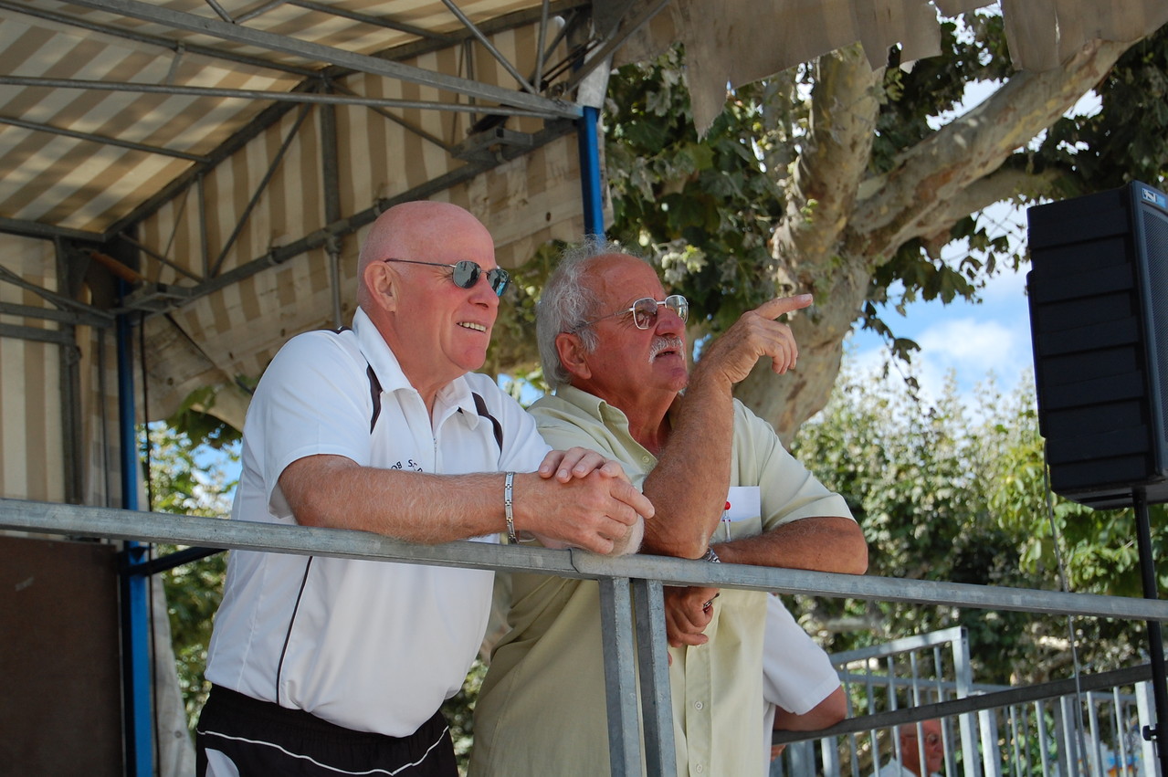 Les présidents supervisent les jeux