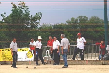 La finale du fédéral doublettes à Bourg St Andéol en 2011