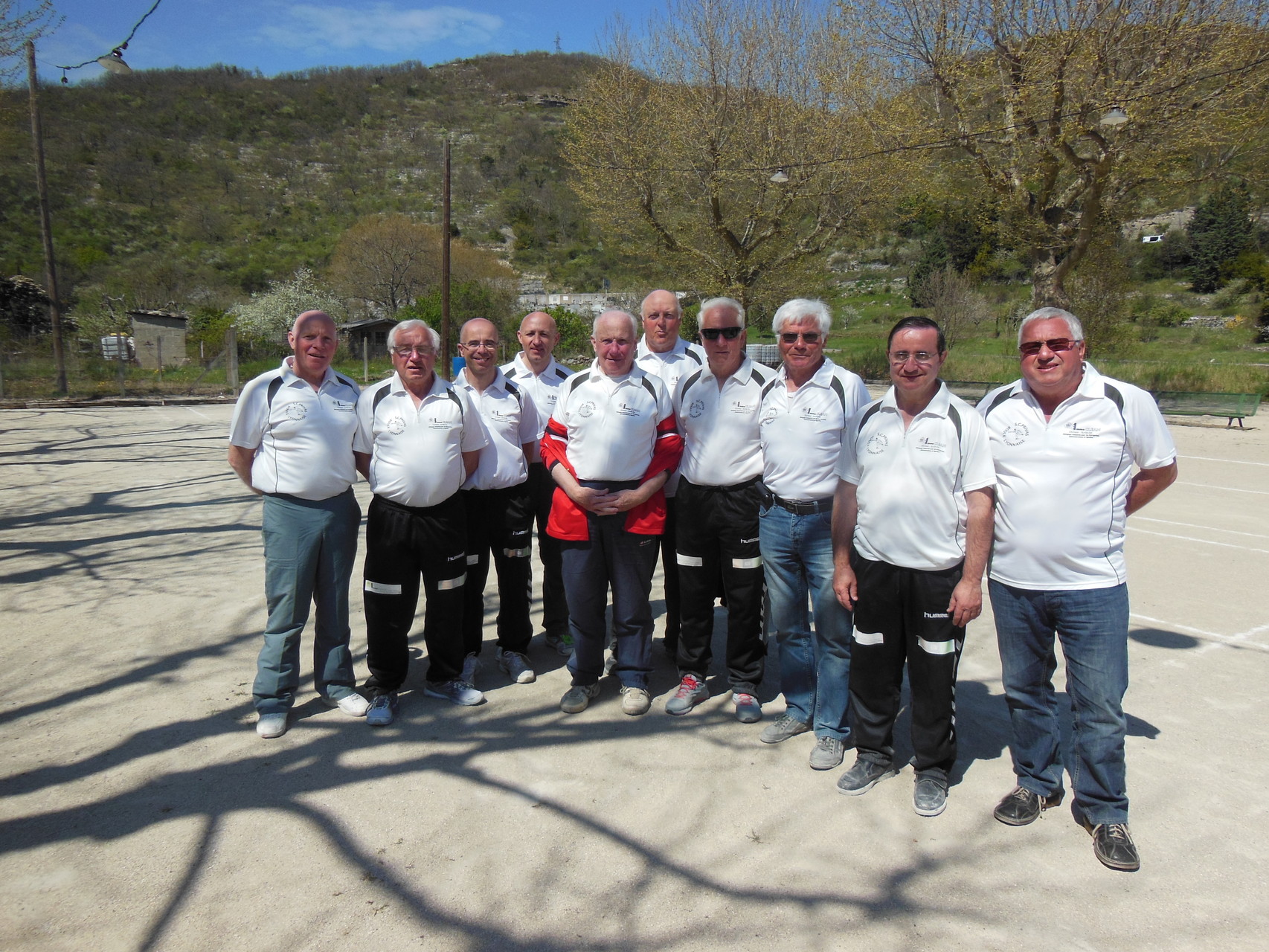 L'équipe du SCP sport boules de Privas est championne du secteur