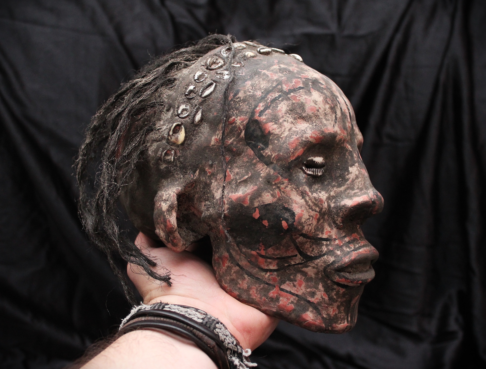Iatmul overmodeled skull