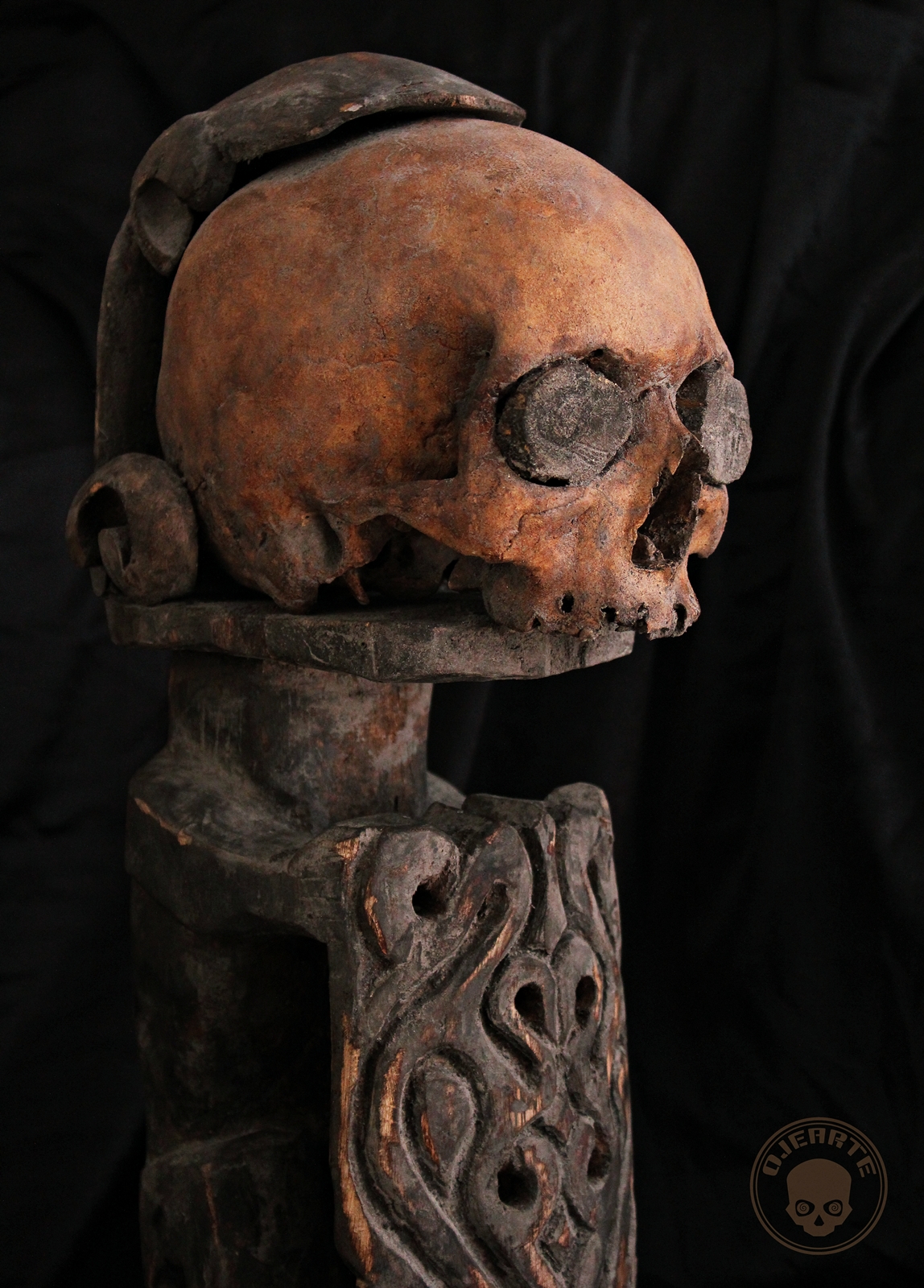 KORWAR Reliquary skull