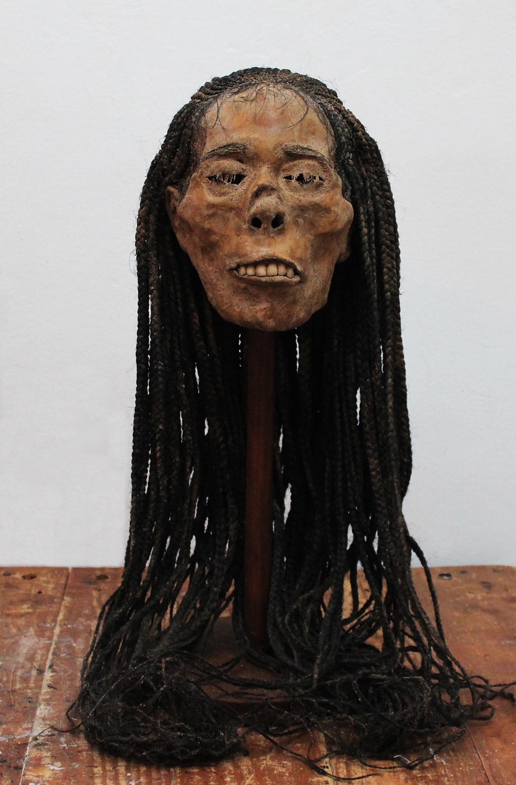 INCA mummy head